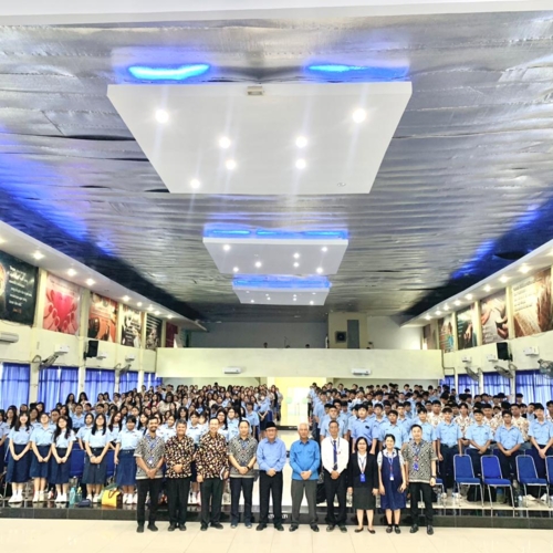 DOA SERENTAK DILASANAKAN SECARA HYBRID DI SEKOLAH KALAM KUDUS 1 MEDAN